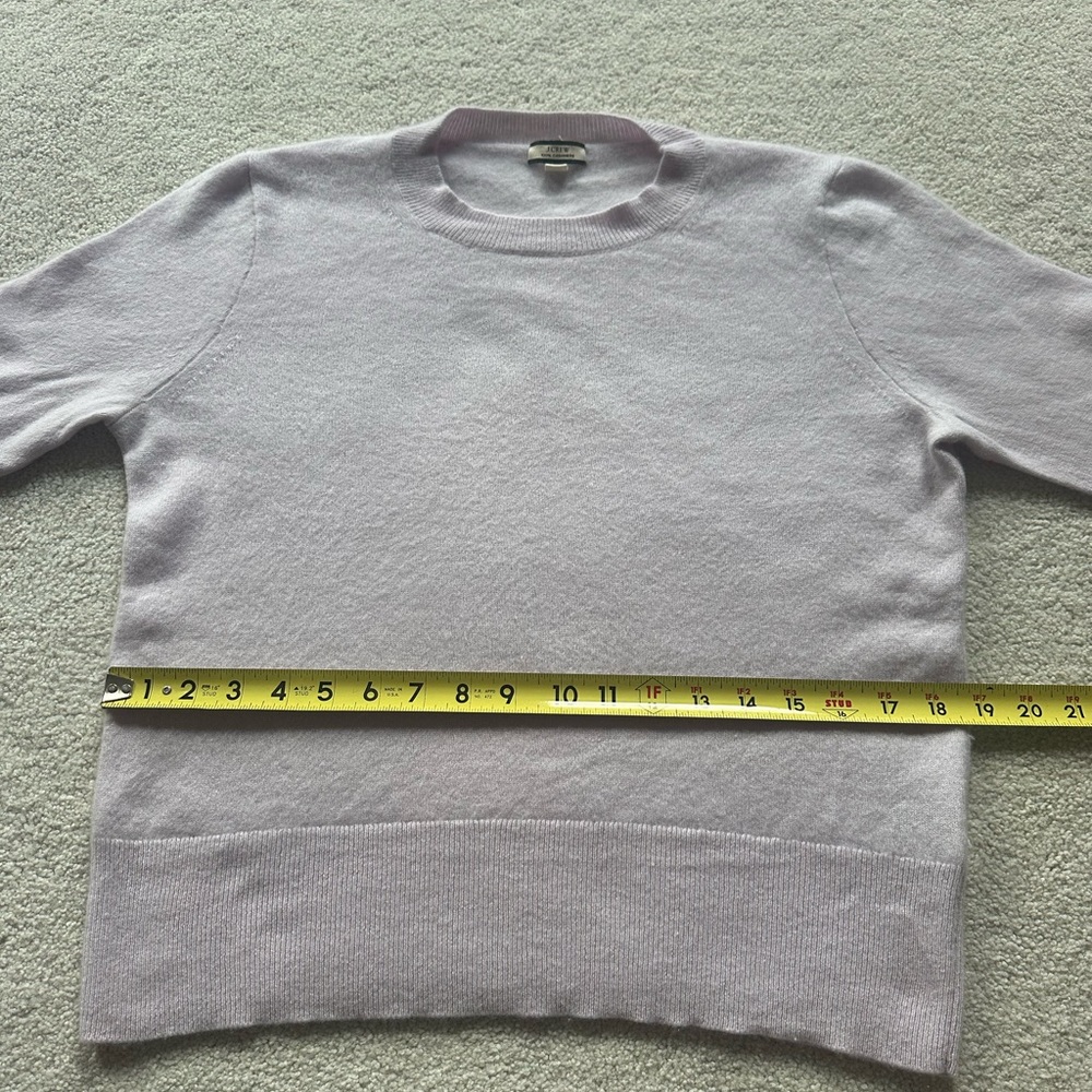 J. Crew Light Purple Cashmere Sweater - Picture 3 of 6